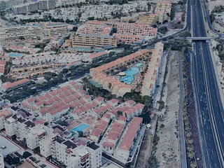 Adeje City, Spain (2023) 3D Model preview