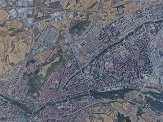 Burgos City, Spain (2022) 3D Model preview