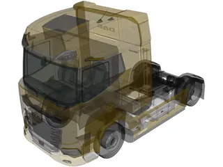 DAF XG Plus FTG (2024) 3D Model preview