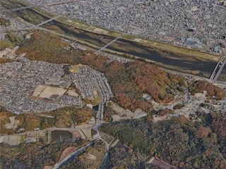 Fukuyama City, Japan (2023) 3D Model preview
