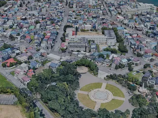 Hakodate City, Japan (2022) 3D Model preview