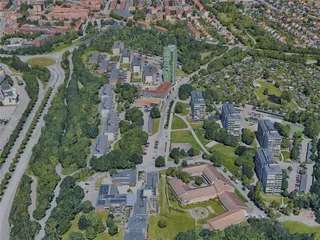 Helsingborg City, Sweden (2022) 3D Model preview