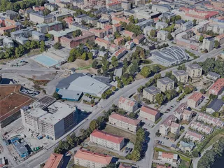 Linkoping City, Sweden (2022) 3D Model preview