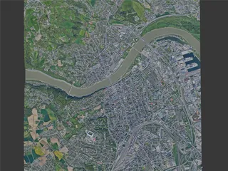 Linz City, Austria (2023) 3D Model preview