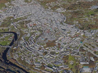 Lugo City, Spain (2023) 3D Model preview