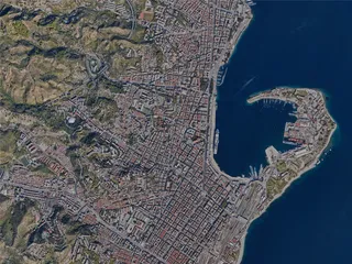 Messina City, Italy (2023) 3D Model preview