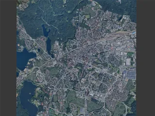 Olsztyn City, Poland (2024) 3D Model preview