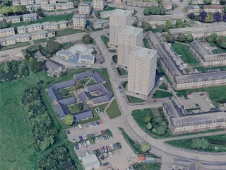 Aberdeen City, UK (2024) 3D Model preview