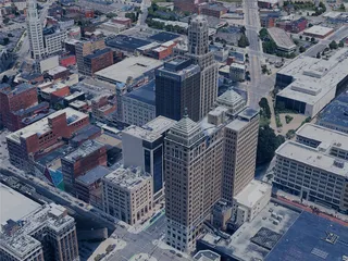Buffalo City, NY, USA (2024) 3D Model preview