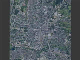 Czestochowa City, Poland (2024) 3D Model preview