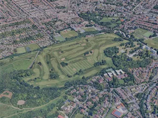Eastbourne City, UK (2024) 3D Model preview