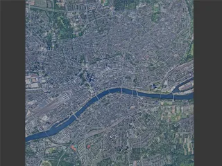 Frankfurt City, Germany (2024) 3D Model preview