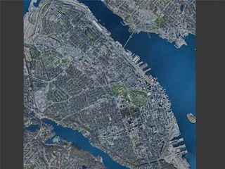 Halifax City, NS, Canada (2024) 3D Model preview