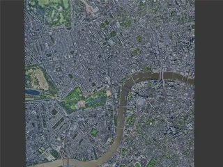 London City, UK (2024) 3D Model preview