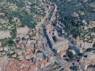 Menton City, France (2023) 3D Model preview