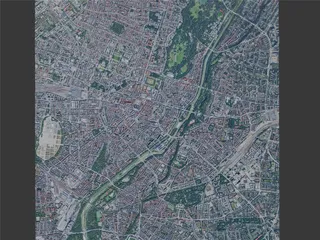 Munich City, Germany (2024) 3D Model preview