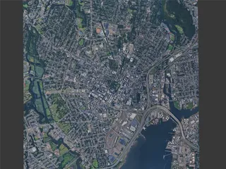 New Haven City, CT, USA (2024) 3D Model preview