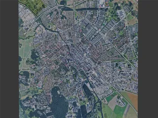 Uppsala City, Sweden (2023) 3D Model preview