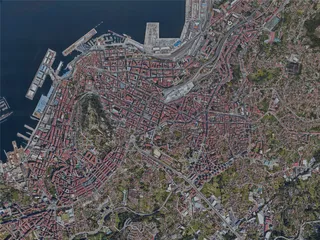 Vigo City, Spain (2023) 3D Model preview