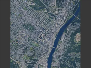 Albany City, NY, USA (2024) 3D Model preview