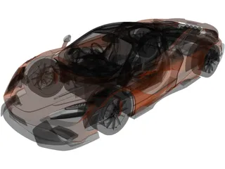 McLaren 765LT (2021) 3D Model preview