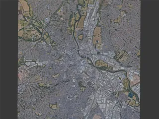Derby City, UK (2022) 3D Model preview