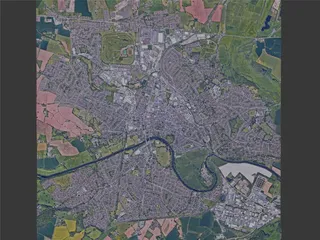 Hereford City, UK (2023) 3D Model preview