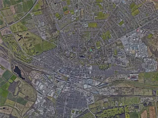 Lincoln City, UK (2023) 3D Model preview