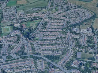 Salisbury City, UK (2024) 3D Model preview