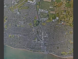 Southend-on-Sea City, UK (2022) 3D Model preview