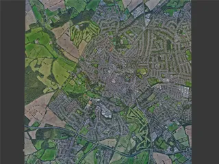 St. Albans City, UK (2022) 3D Model preview