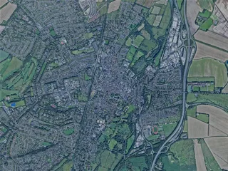 Winchester City, UK (2023) 3D Model preview