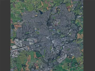Lisburn City, UK (2024) 3D Model preview