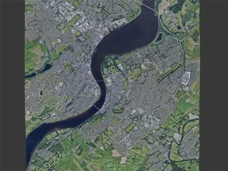 Londonderry City, UK (2022) 3D Model preview