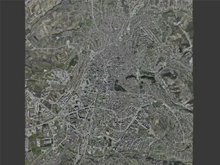 Pristina City, Kosovo (2022) 3D Model preview