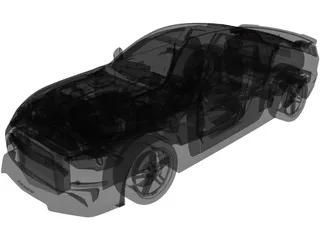 Ford Mustang Roush Stage 3 3D Model preview