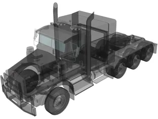 Kenworth T800 3D Model preview