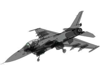 Mitsubishi F-2 3D Model preview