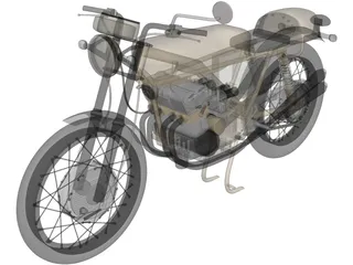 Moto Guzzi 3D Model preview