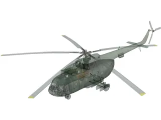 Mil Mi-8MT Hip 3D Model preview
