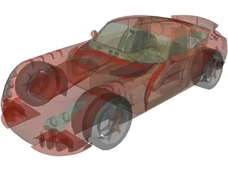 TVR Sagaris (2006) 3D Model preview