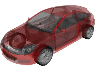 Opel Astra 3D Model preview