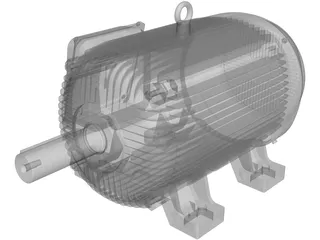 Motor 150hp 3D Model preview