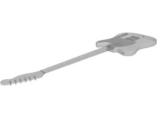 Squier Electric Guitar 3D Model preview