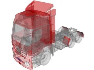 Mercedes-Benz Axor 2046 3D Model preview