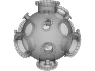 Vacuum Chamber 3D Model preview