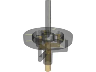 Planetary Gear 3D Model preview