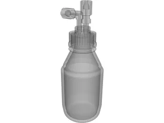 GL45 Media Bottle 3D Model preview