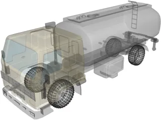 Volvo Truck 3D Model preview