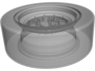 BBS 13 Inch Rim 3D Model preview